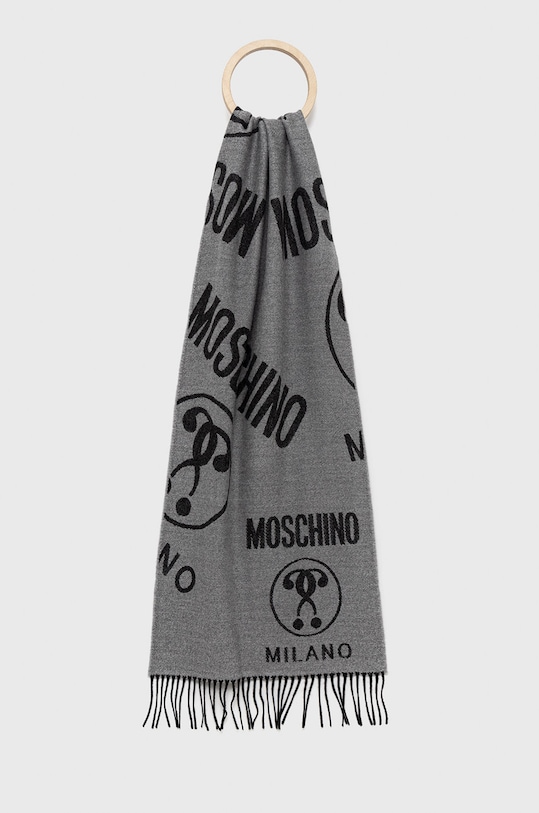 Moschino - Šál vlna sivá M5414.50152