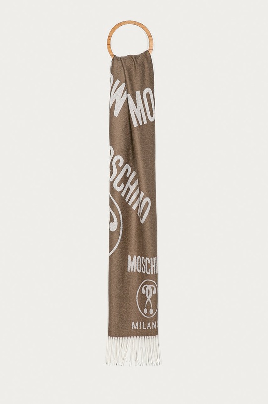 Moschino - Šál vlna hnedá M5414.50152
