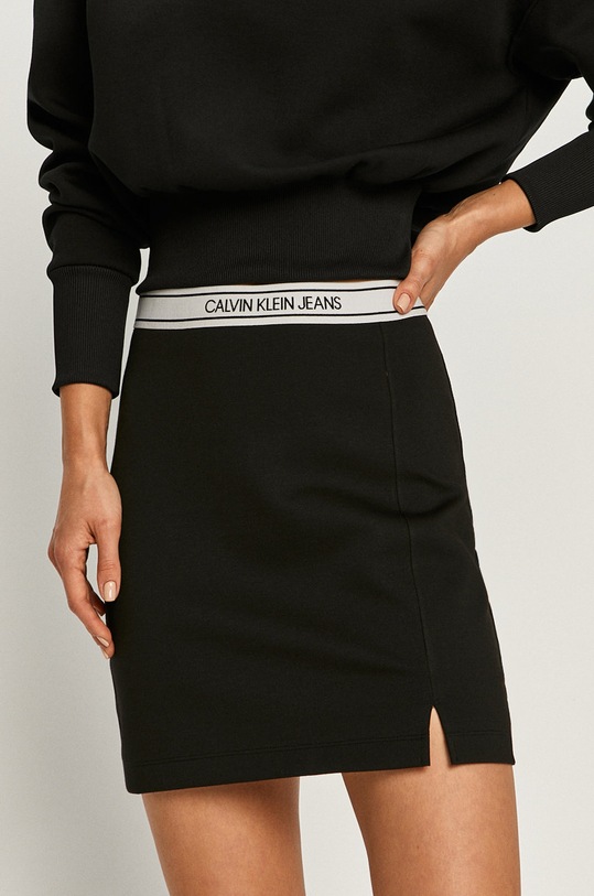 Calvin Klein Jeans - Fusta print negru J20J214123