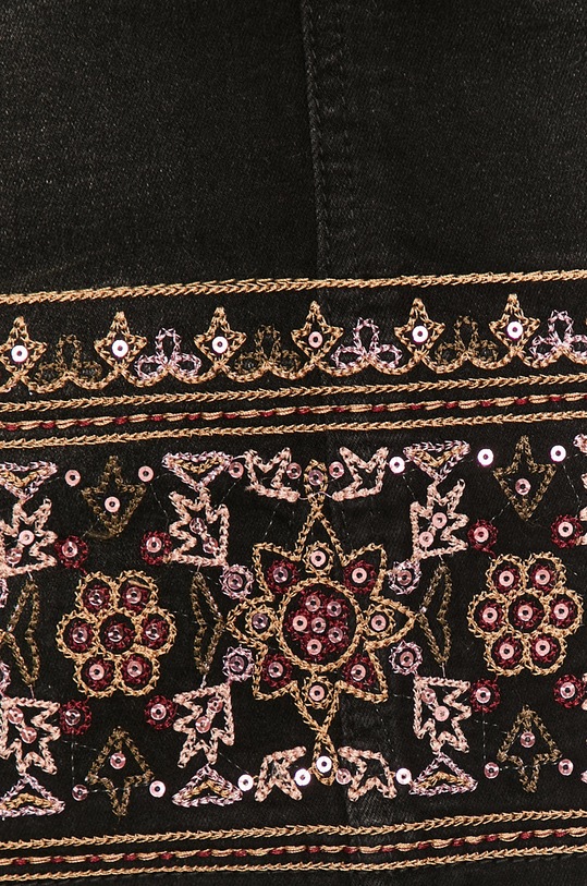 Desigual fustă din denim 20WWFD02 negru