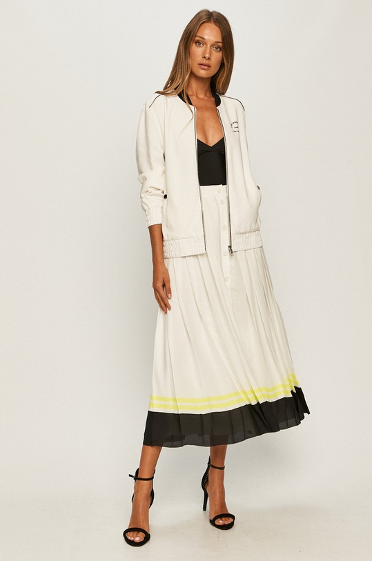 Karl Lagerfeld - Fusta 205W1201 alb AW20