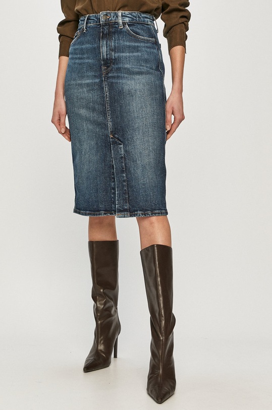 Tommy Hilfiger - Spódnica jeansowa casual niebieski WW0WW28541