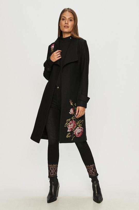 Desigual - Jeansi Floyer 20WWDD60 negru SS21