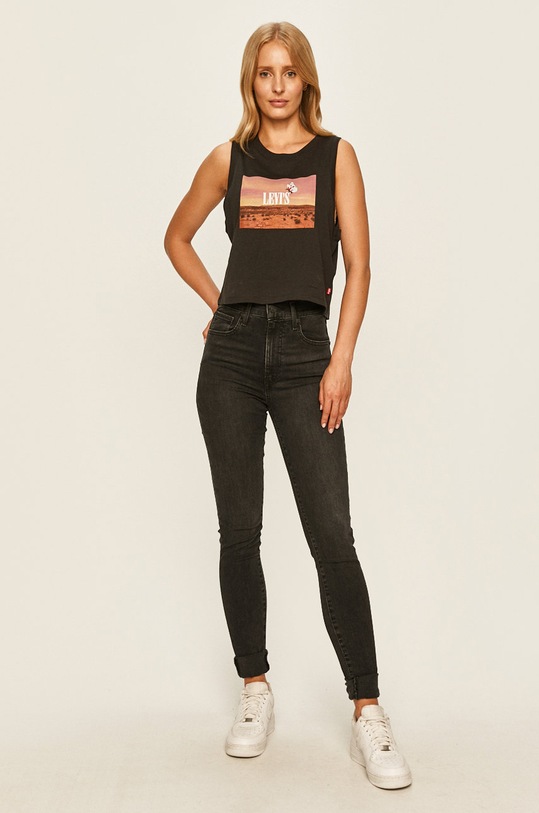 Traperice Levi's Mile High Super Skinny 22791.0147 crna SS23