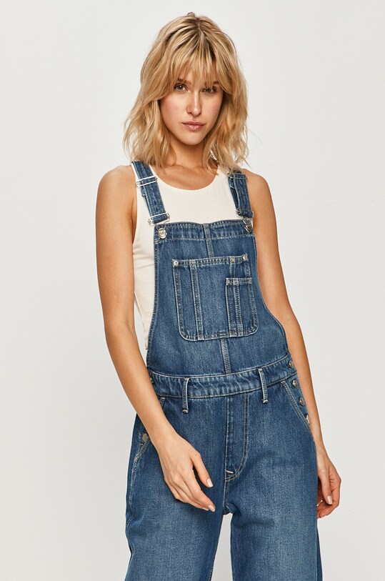 Oblečenie Pepe Jeans - Nohavice na traky Siren PL230314 modrá