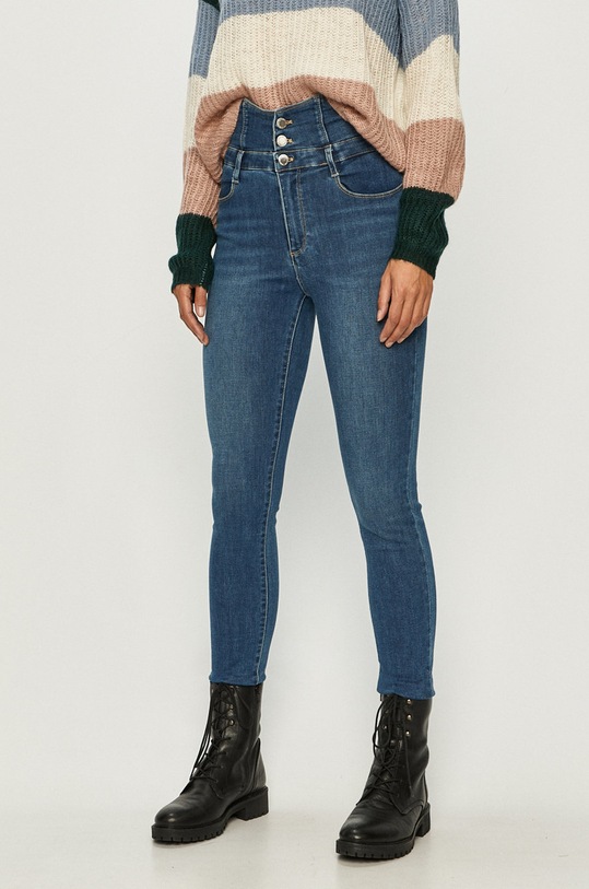 Tally Weijl - Jeansi Corset albastru SPADECORSI