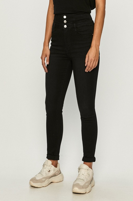Tally Weijl - Jeansi Corset negru SPADECORSI