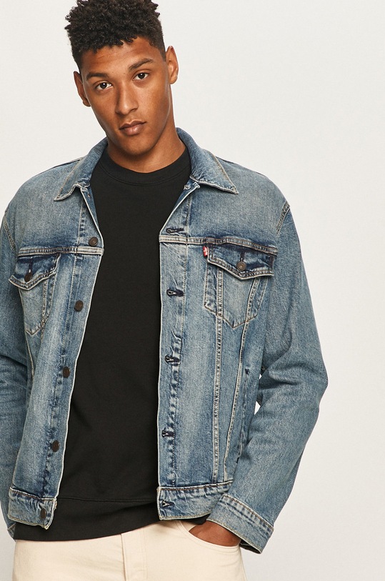 Levi's - Kurtka jeansowa bez podszewki niebieski 72334.0511