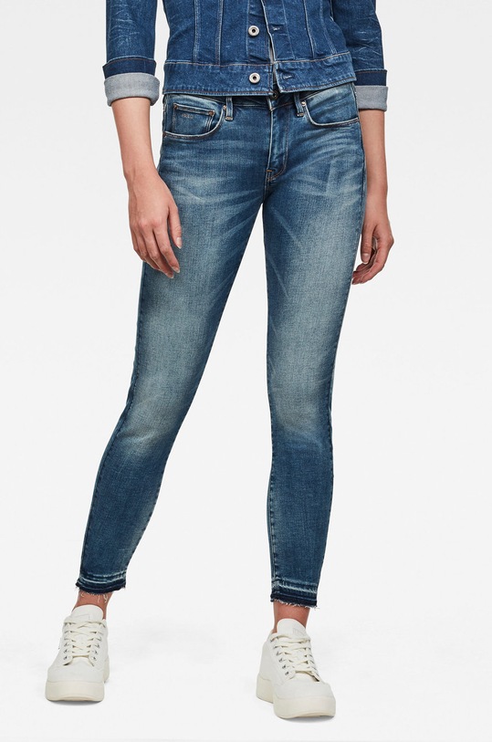 G-Star - Jeansy 3301 Mid Skinny D15943.C296.B465 szary D15943.C296.B465