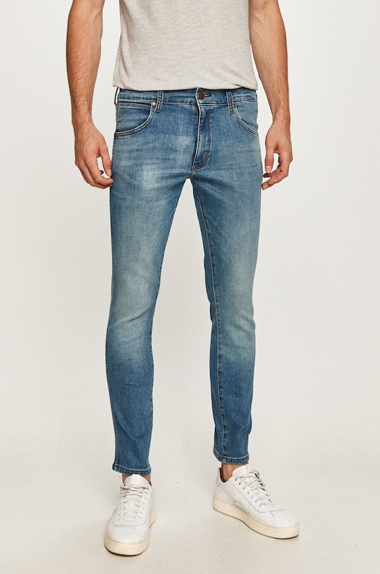 Wrangler - Jeansy Larston niebieski W18SQ892R