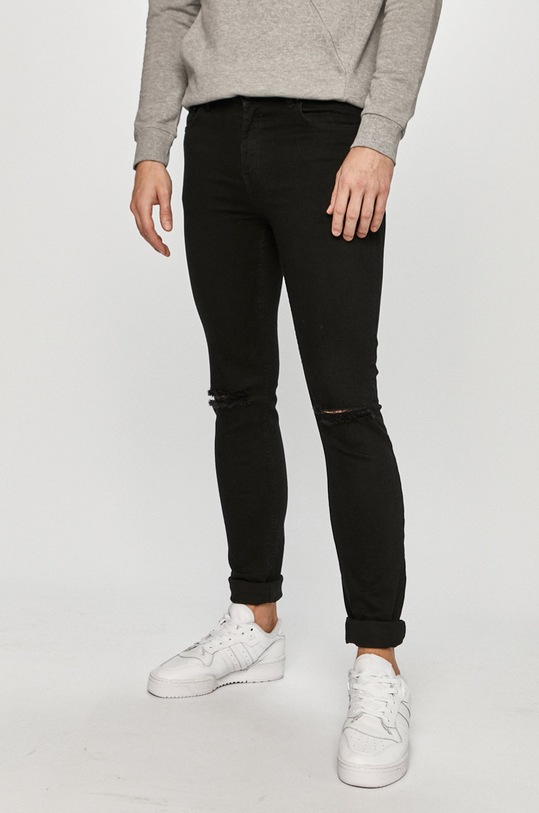 Dr. Denim - Jeansy Chase czarny 2010109A0