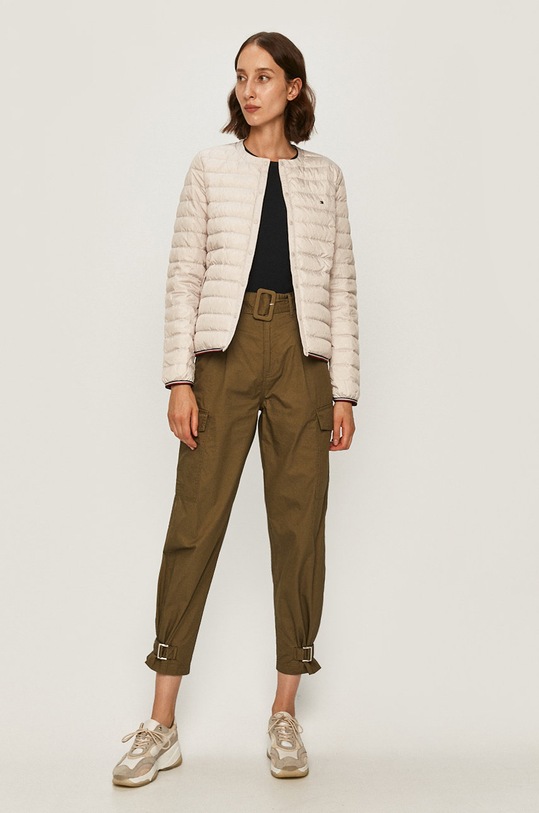 Tommy Jeans - Nohavice DW0DW08321 zelená AW20