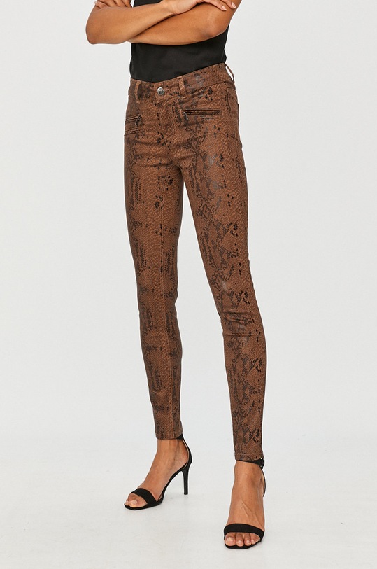 Morgan - Nadrág elasztánnal barna 202.PYTHO