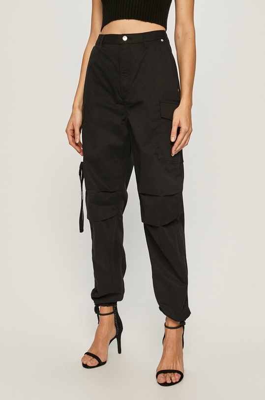 Pepe Jeans - Kalhoty Shadow x Dua Lipa high černá PL211426R