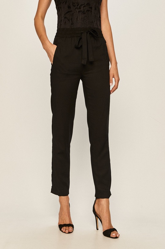 Tally Weijl - Pantaloni potrivit negru SPAVIGADO
