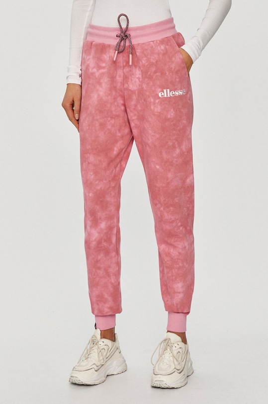 Ellesse - Spodnie wzorzyste różowy SGH10408
