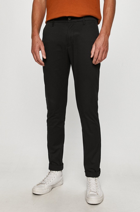 Calvin Klein Jeans - Nohavice chinos čierna J30J314242
