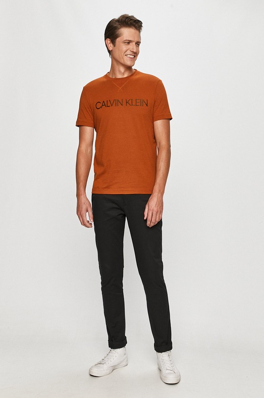 Calvin Klein Jeans - Nohavice J30J314242 čierna AW20