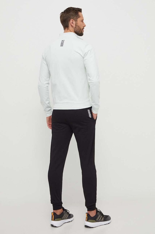 EA7 Emporio Armani dres bawełniany 8NPV51.PJ05Z turkusowy SS24