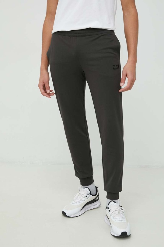 Odzież EA7 Emporio Armani dres bawełniany 8NPV51.PJ05Z zielony