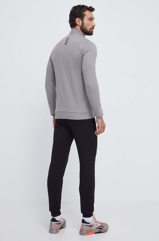 EA7 Emporio Armani dres bawełniany 8NPV51.PJ05Z szary SS24