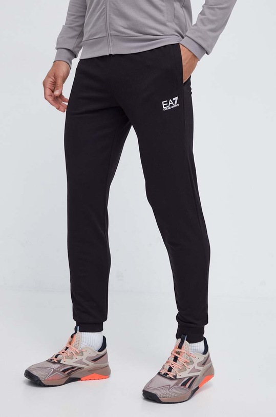 EA7 Emporio Armani dres bawełniany szary 8NPV51.PJ05Z