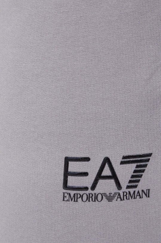 EA7 Emporio Armani spodnie dresowe bawełniane szary 8NPP53.PJ05Z