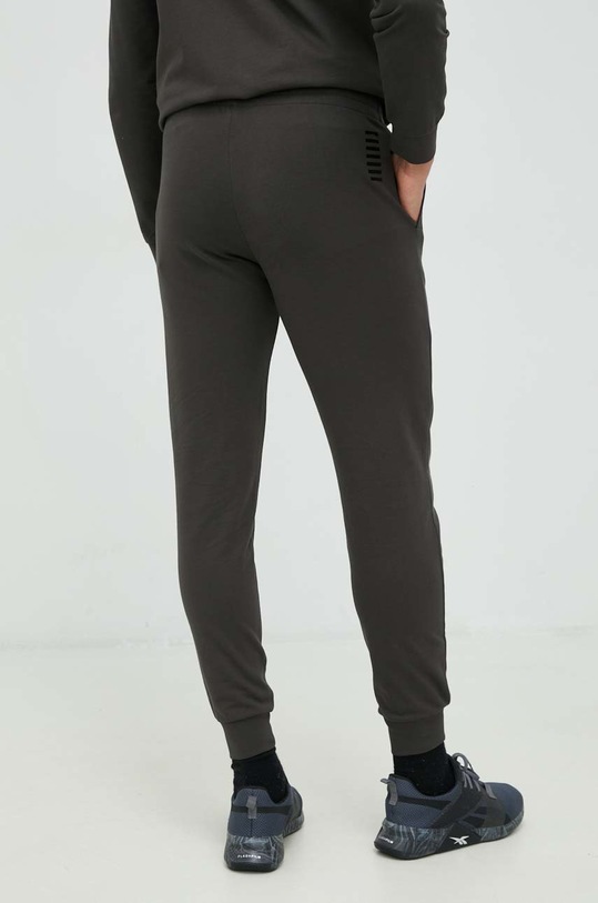Odzież EA7 Emporio Armani spodnie dresowe bawełniane 8NPP53.PJ05Z zielony