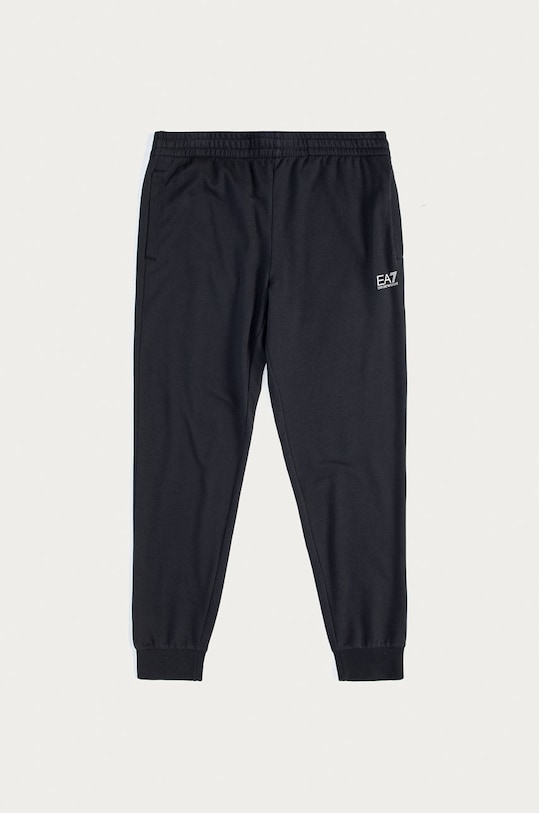 Pamučni donji dio trenirke EA7 Emporio Armani pletivo mornarsko plava 8NPP53.PJ05Z