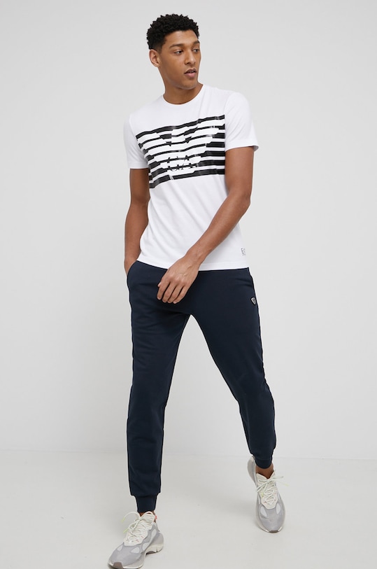 EA7 Emporio Armani pantaloni tricotaj bleumarin 8NPP60.PJ05Z