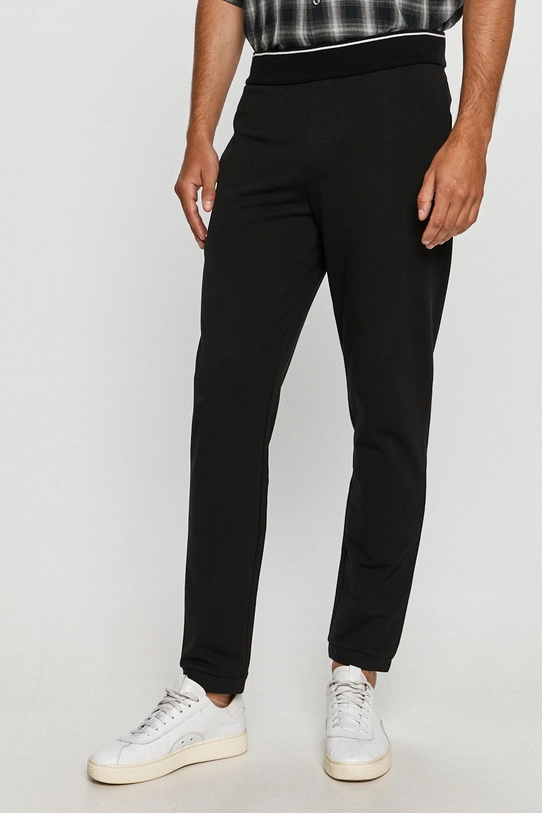 Armani Exchange - Pantaloni tricotaj negru 8NZP82.ZJH3Z