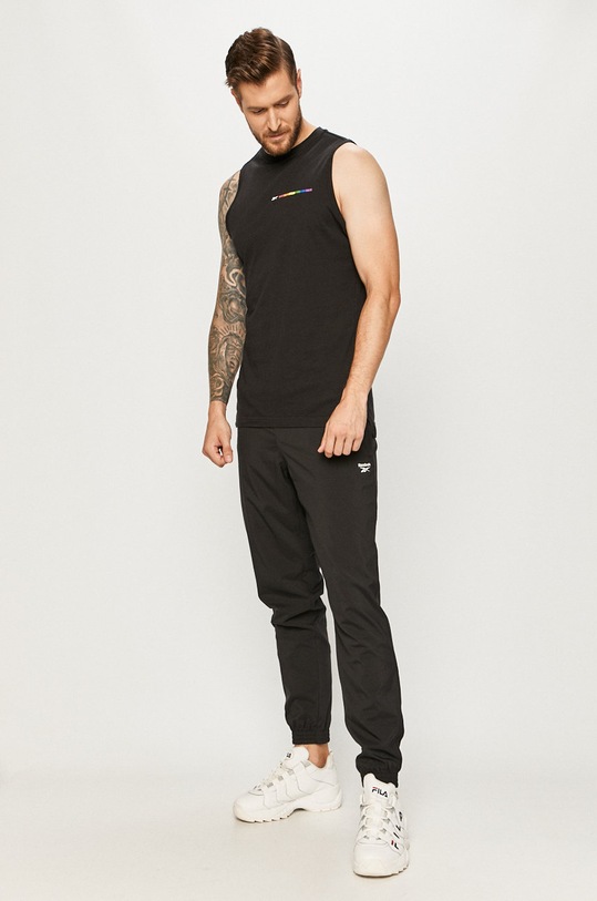 Reebok Παντελόνι FP9141 μαύρο AW22