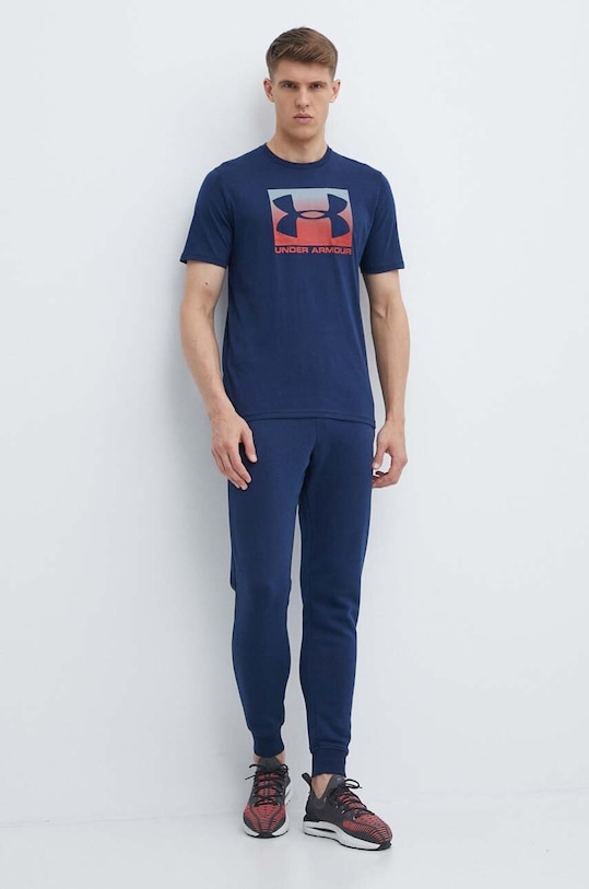 Under Armour - Παντελόνι 1357128.408 σκούρο μπλε SS22