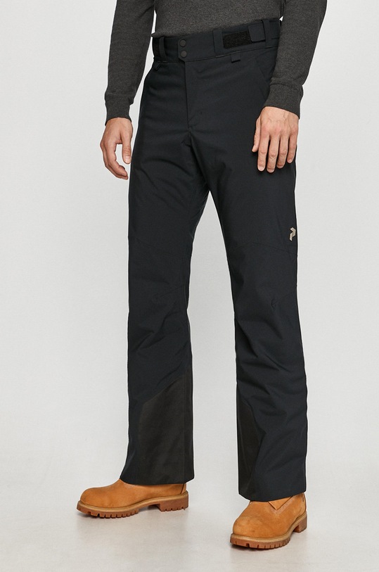 Peak Performance spodnie snowboardowe tkanina czarny G54075208