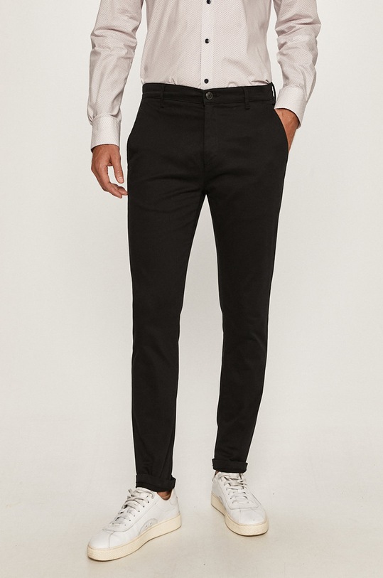 Tailored & Originals - Spodnie z elastanem czarny 21200749.799000