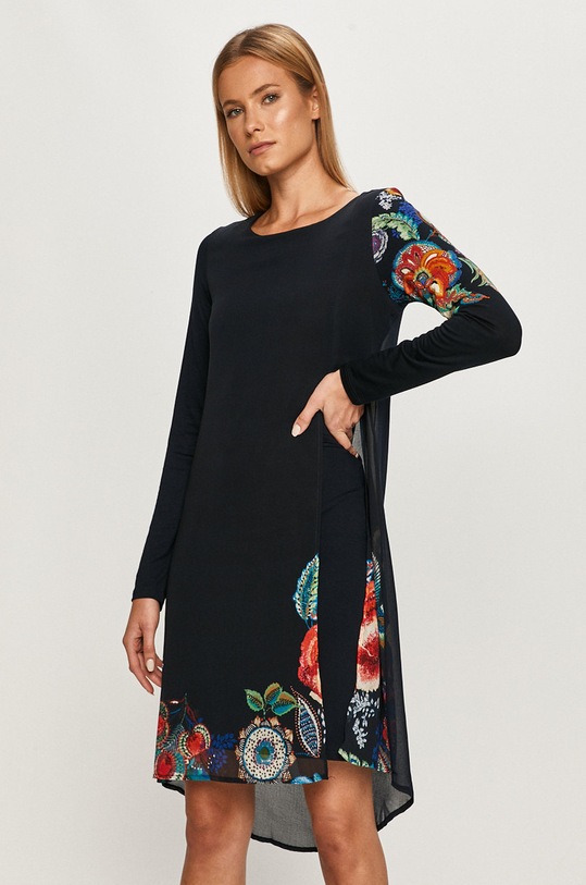 Desigual - Платье casual тёмно-синий 20WWVWA5