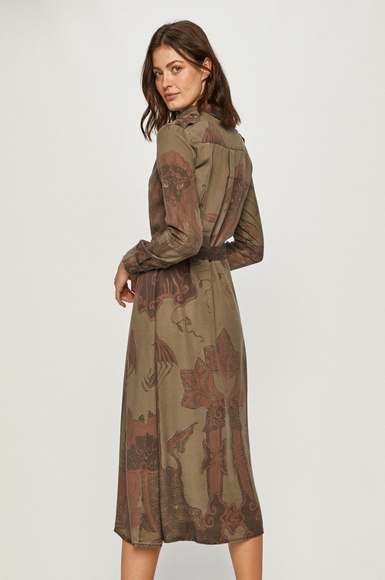 Desigual - Šaty 20WWVW79 tyrkysová AW20