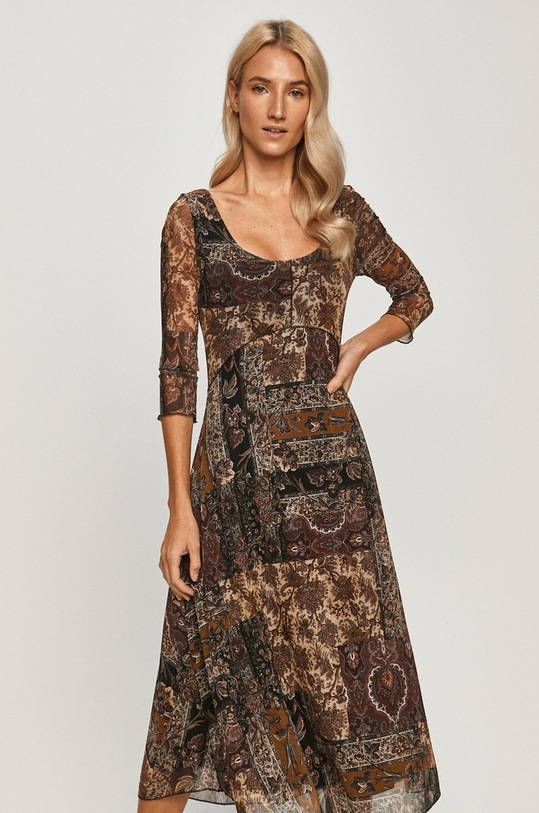 Desigual - Rochie midi multicolor 20WWVK67
