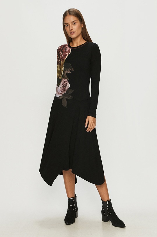 Desigual - Rochie 20WWVK02 negru AW20