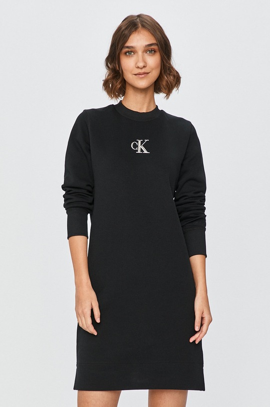Calvin Klein Jeans - Rochie mini negru J20J214917