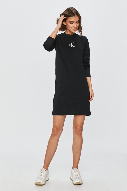 Calvin Klein Jeans - Rochie J20J214917 negru AW20