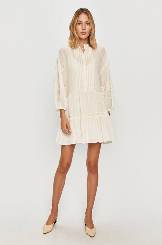 Pepe Jeans - Sukienka Amada PL952701 beżowy AW20