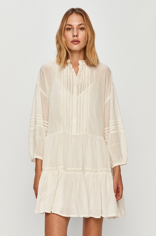 Pepe Jeans - Sukienka Amada beżowy PL952701