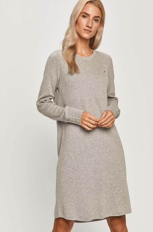 Tommy Hilfiger - Rochie mini gri WW0WW29320