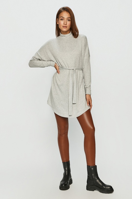 Noisy May sukienka 27013883 szary AA00