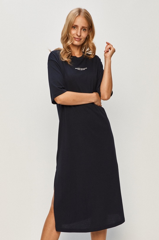 Armani Exchange – Sukienka nadruk granatowy 8NYACF.YJG3Z