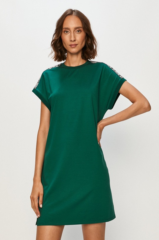Karl Lagerfeld - Šaty s elastanom tyrkysová 205W1352