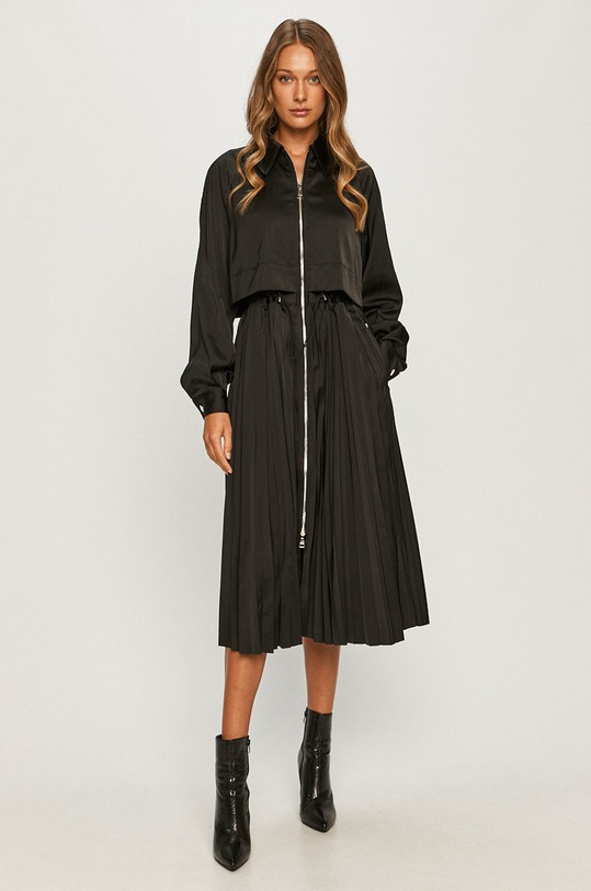 Karl Lagerfeld - Rochie midi negru 205W1500