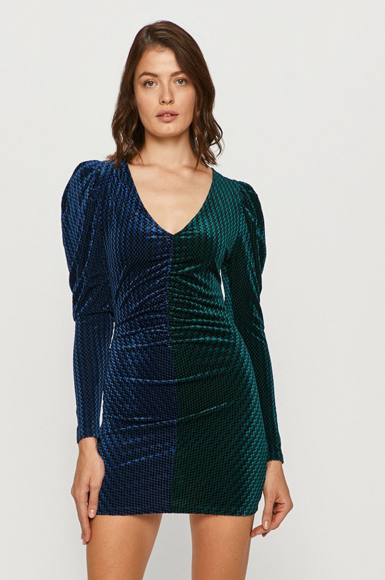 Pepe Jeans - Sukienka Therese x Dua Lipa wzorzyste multicolor PL952762