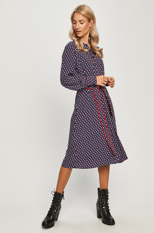 Tommy Hilfiger - Платье WW0WW30183 тёмно-синий AW20